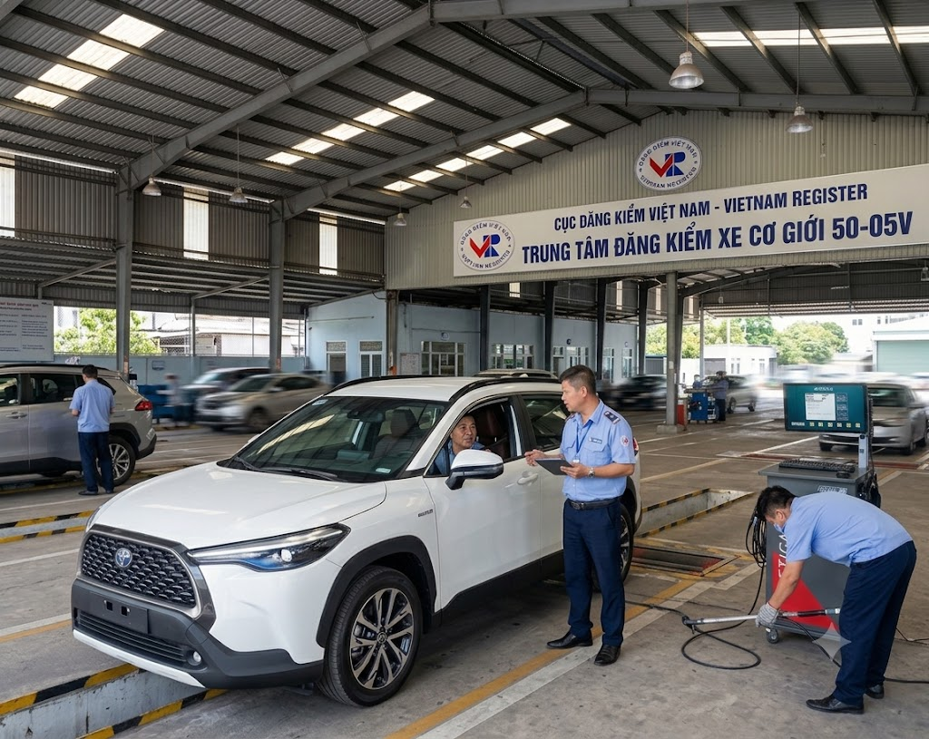 Đăng kiểm xe cơ giới “Tấm vé thông hành” hợp pháp cho xe cơ 